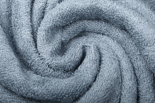 Bamboo Terry Cloth Grey Blue Bamboo Terry Cloth Grey Blue