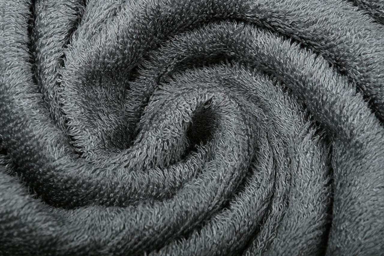 Bamboo Terry Cloth Anthracite Bamboo Terry Cloth Anthracite