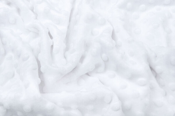 Minky Fleece White