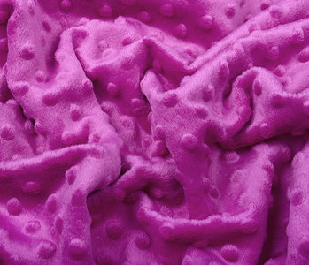 Minky Fleece Stoff Fuchsia