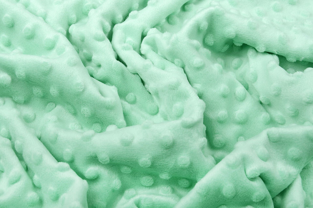 Minky Polaire Vert Menthe Minky Polaire Vert Menthe