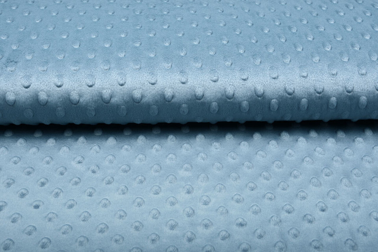 Minky Fleece Stoff Hell jeans