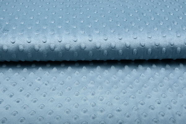 Minky Fleece Stoff Hell jeans