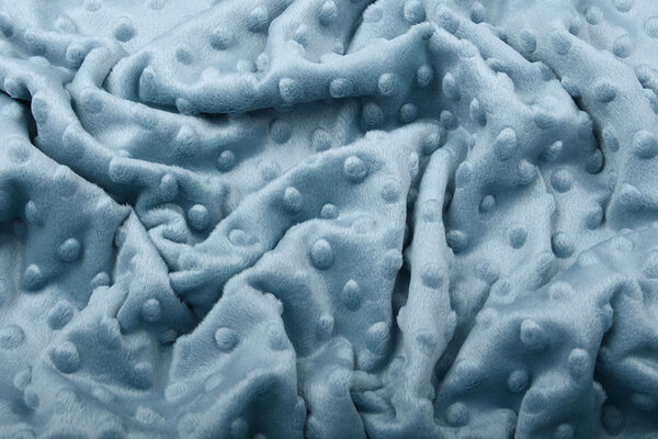 Minky Fleece Stoff Hell jeans