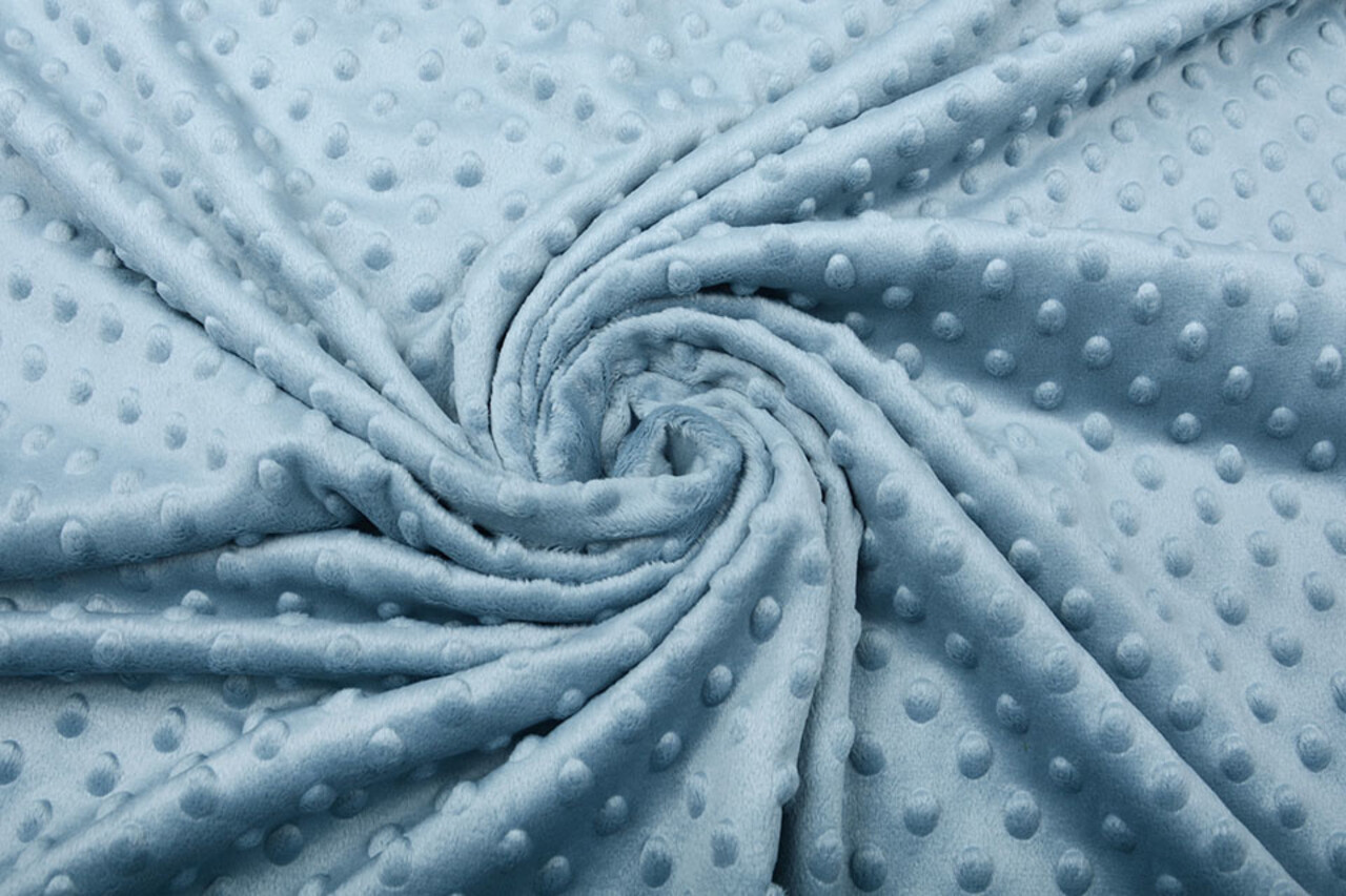 Minky Fleece Stoff Hell jeans