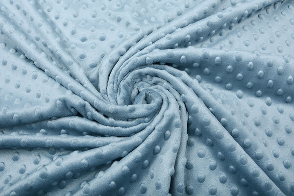 Minky Fleece Stoff Hell jeans