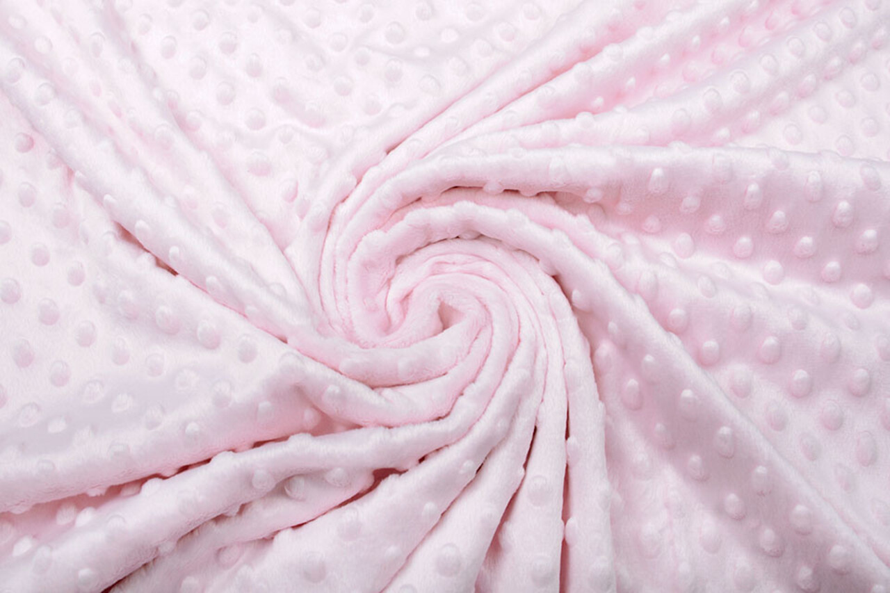 Minky Fleece Licht Roze Minky Fleece Licht Roze