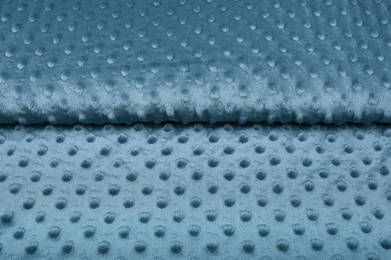 Minky Fleece Stoff Jeans