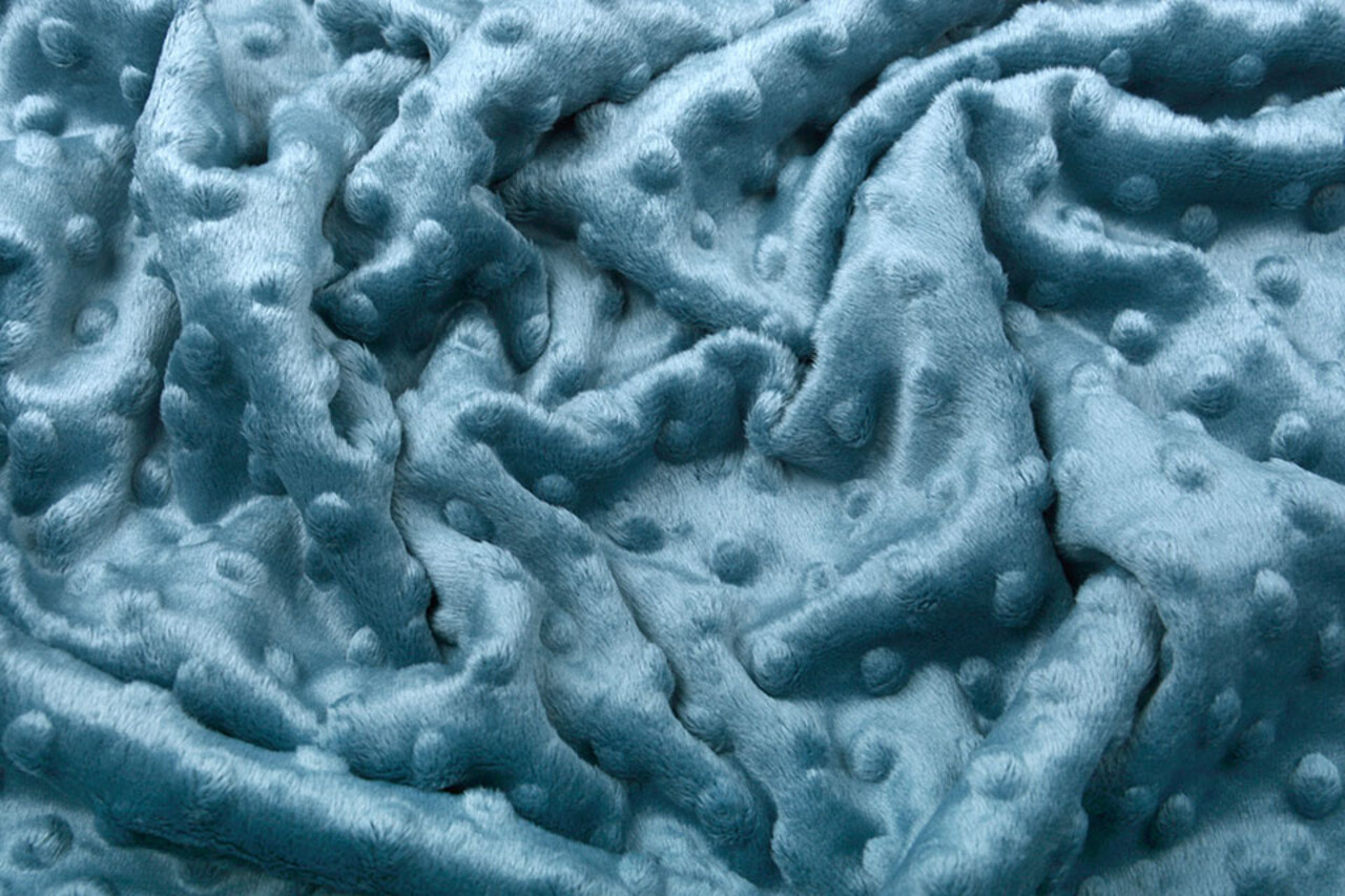 Minky Fleece Stoff Jeans