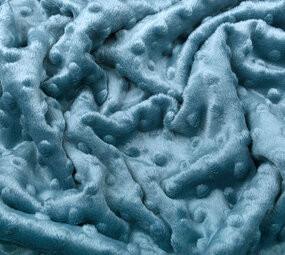 Minky Fleece Stoff Jeans