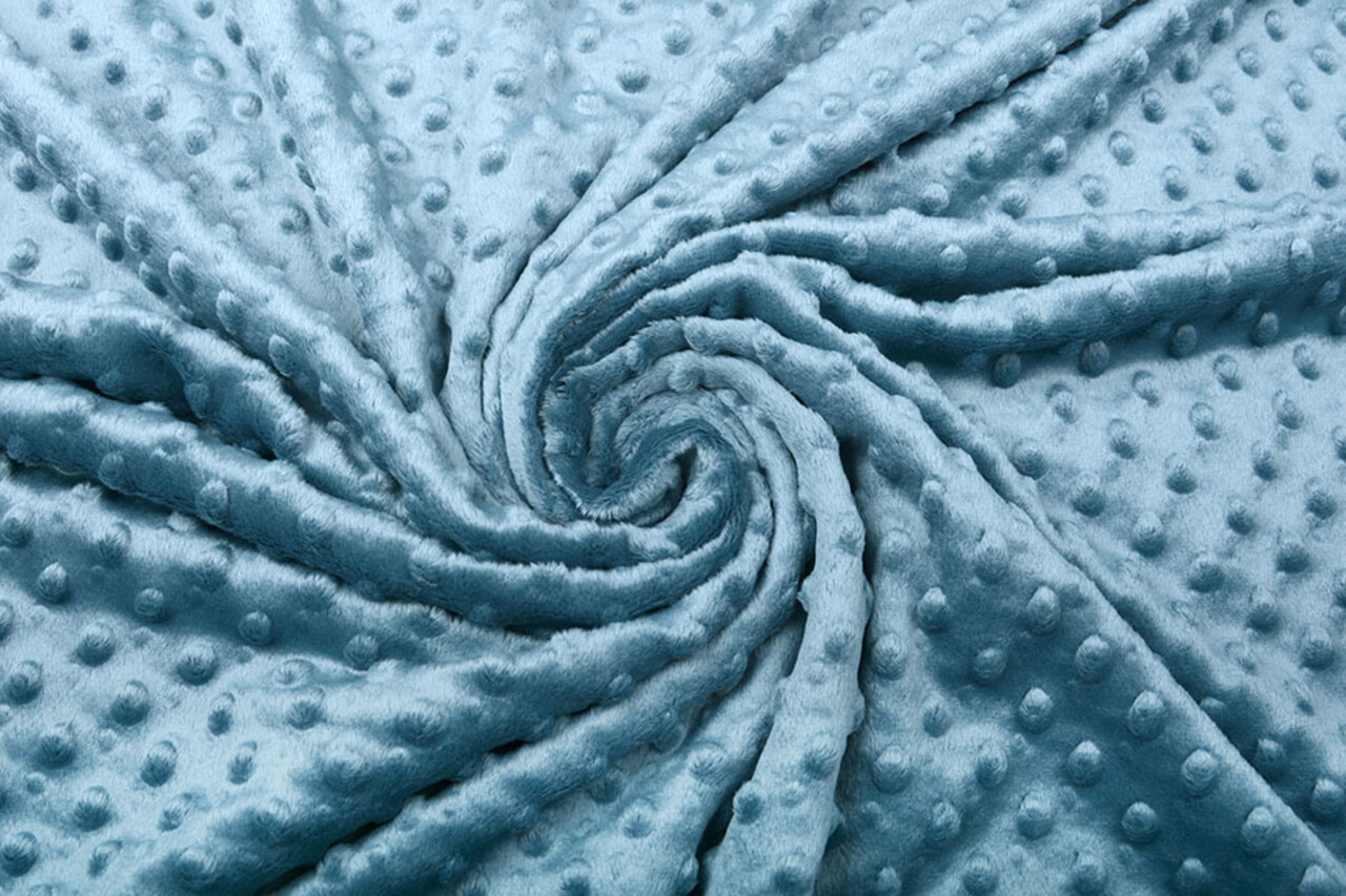 Minky Fleece Stoff Jeans