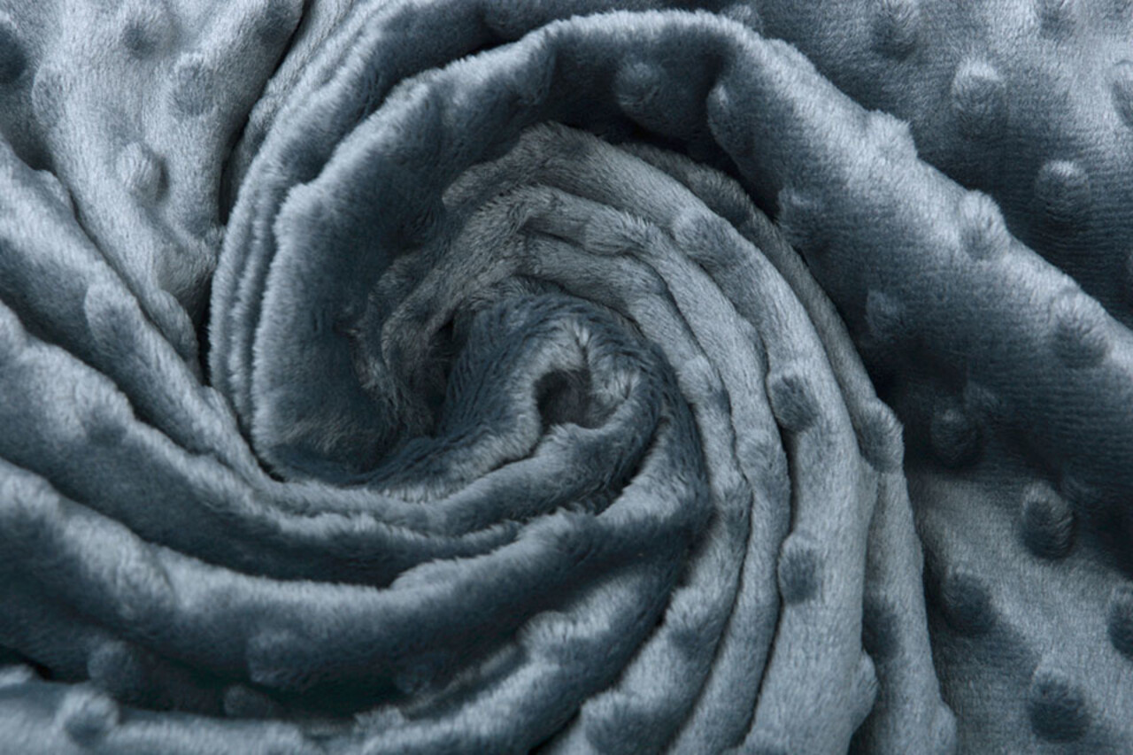 Minky Fleece Dark grey Minky Fleece Dark grey
