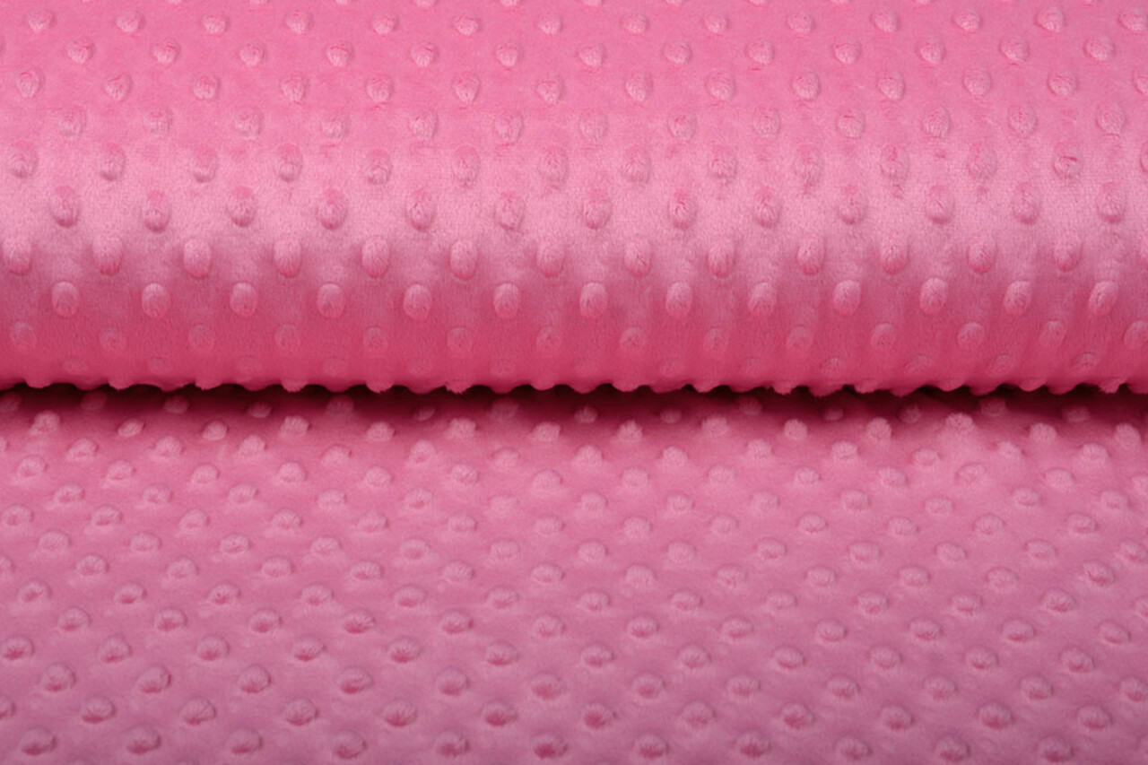 Minky Fleece Stoff Rosa Minky Fleece Stoff Rosa