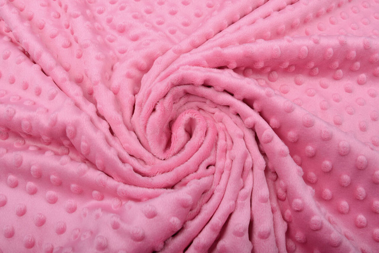 Minky Fleece Pink Minky Fleece Pink