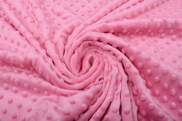 Minky Fleece Stoff Rosa Minky Fleece Stoff Rosa