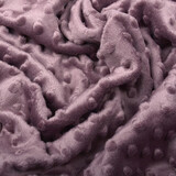 Minky Fleece Licht Aubergine Mauve Minky Fleece Licht Aubergine Mauve