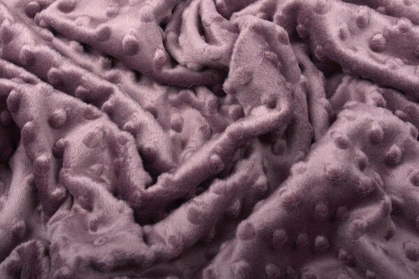 Pile Minky Chiaro Melanzana Malva Pile Minky Chiaro Melanzana Malva