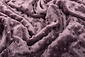 Minky Fleece Stoff Hell Aubergine Mauve Minky Fleece Stoff Hell Aubergine Mauve