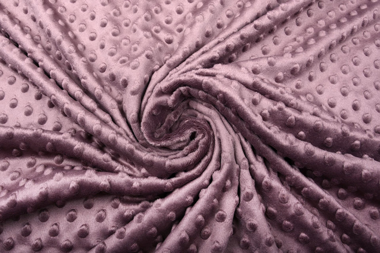Pile Minky Chiaro Melanzana Malva Pile Minky Chiaro Melanzana Malva