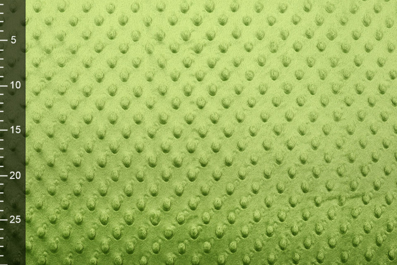 Minky Polaire Foncé Citron Vert Minky Polaire Foncé Citron Vert