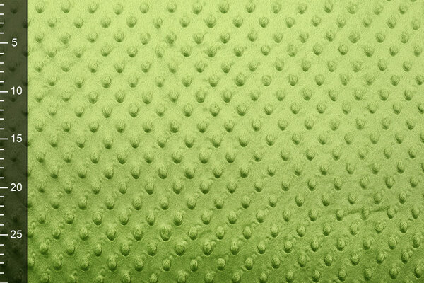 Minky Fleece Stoff Dunkel limette