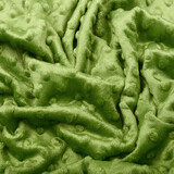 Minky Fleece Donker lime Minky Fleece Donker lime
