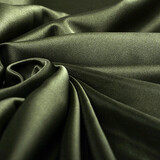 Charmeuse Futter Armeegrün