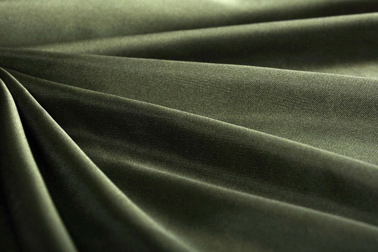 Charmeuse Voering Army groen Charmeuse Voering Army groen