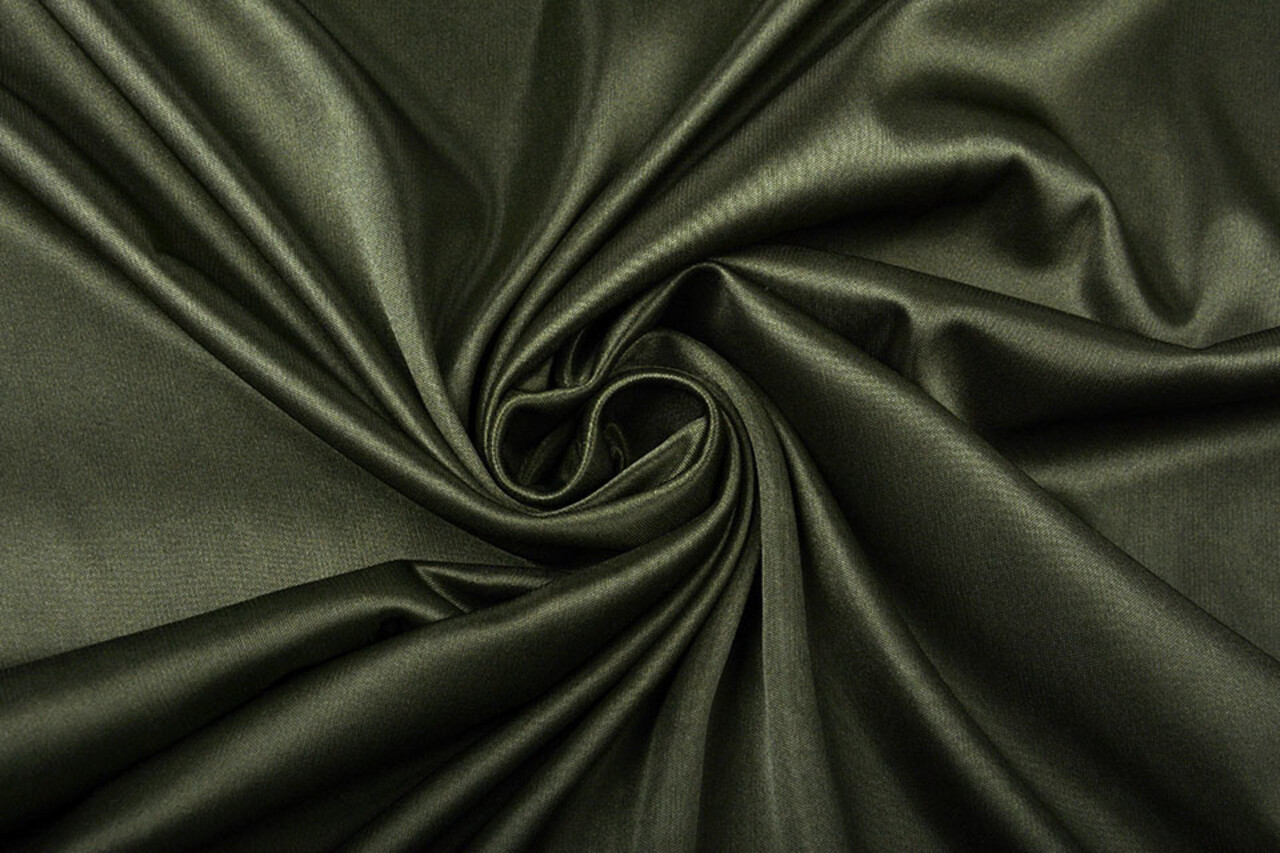 Doublure Charmeuse Vert Militaire Doublure Charmeuse Vert Militaire