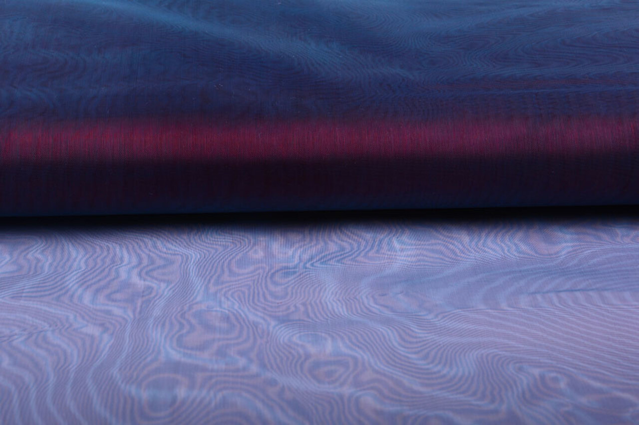 Organza Two-Tone Bordeaux-Blue Organza Two-Tone Bordeaux-Blue