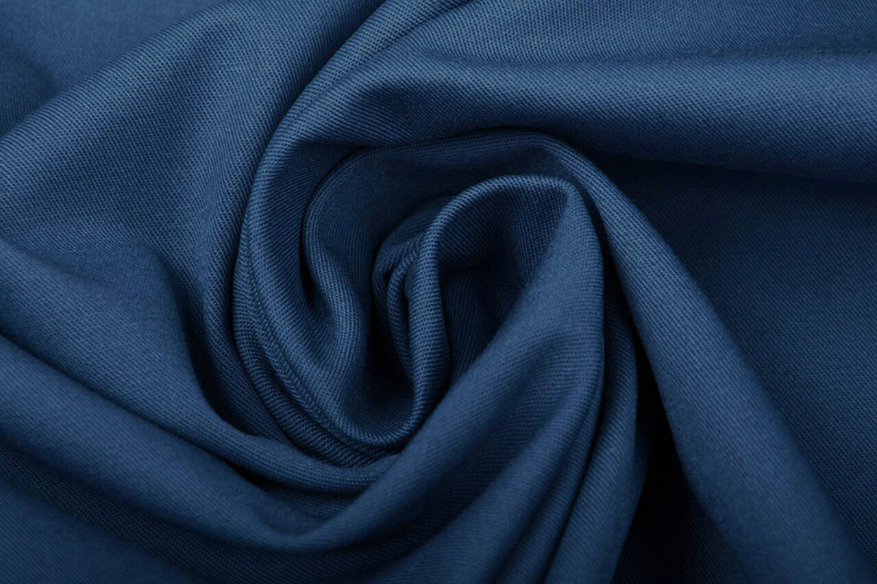 Baumwoll-Stretch Dunkelblau Baumwoll-Stretch Dunkelblau