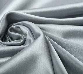 Charmeuse Futter Hellgrau