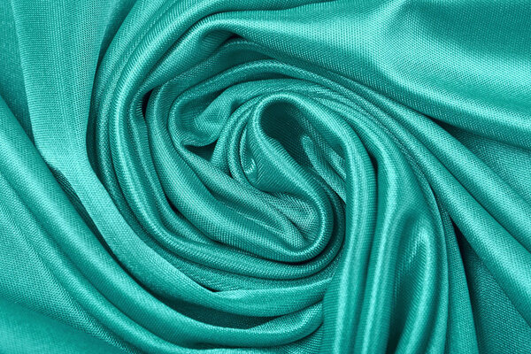 Charmeuse Voering Zeegroen