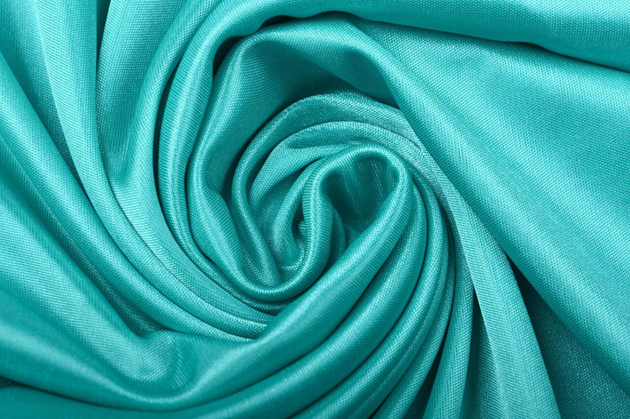 Charmeuse Voering Licht Zeegroen