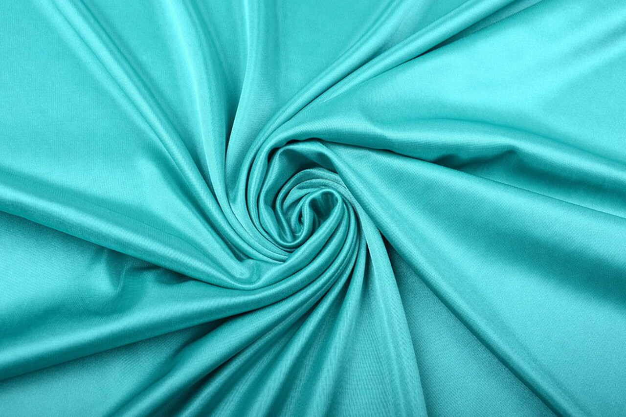 Charmeuse Voering Licht Zeegroen