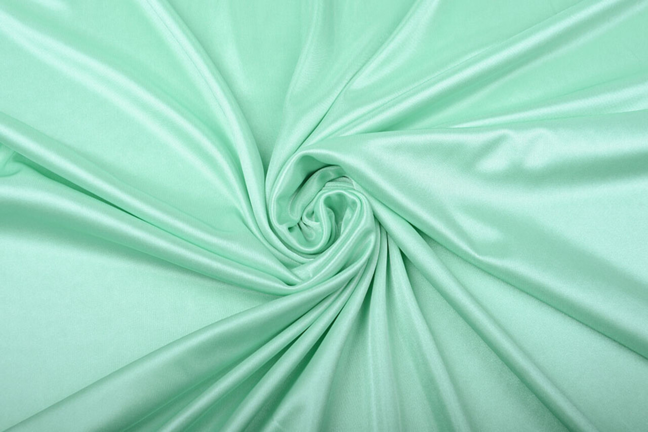 Charmeuse Voering Mint Groen