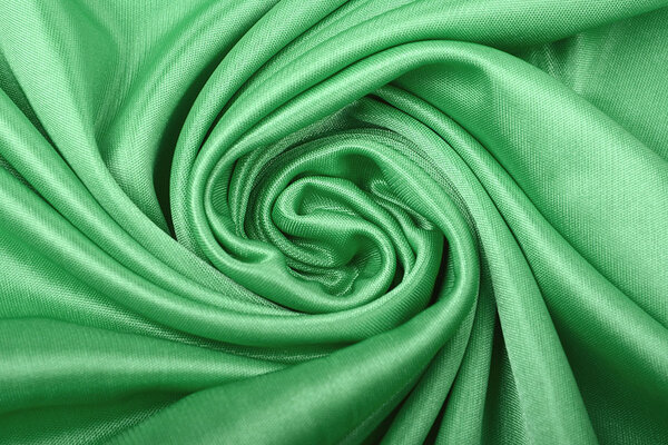 Charmeuse Futter Gras Grün