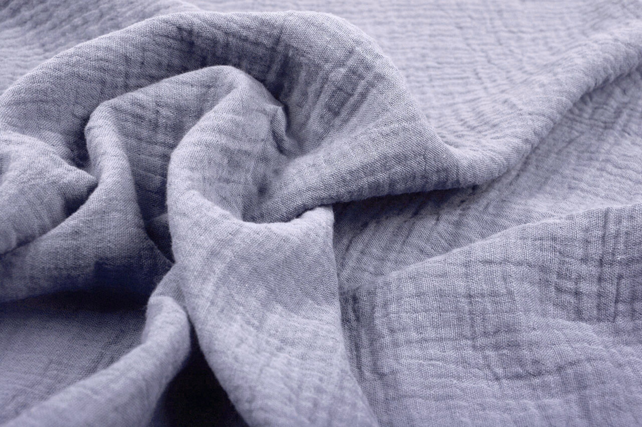 Oeko-Tex®  Coton Double Gaze Tissu Lilas
