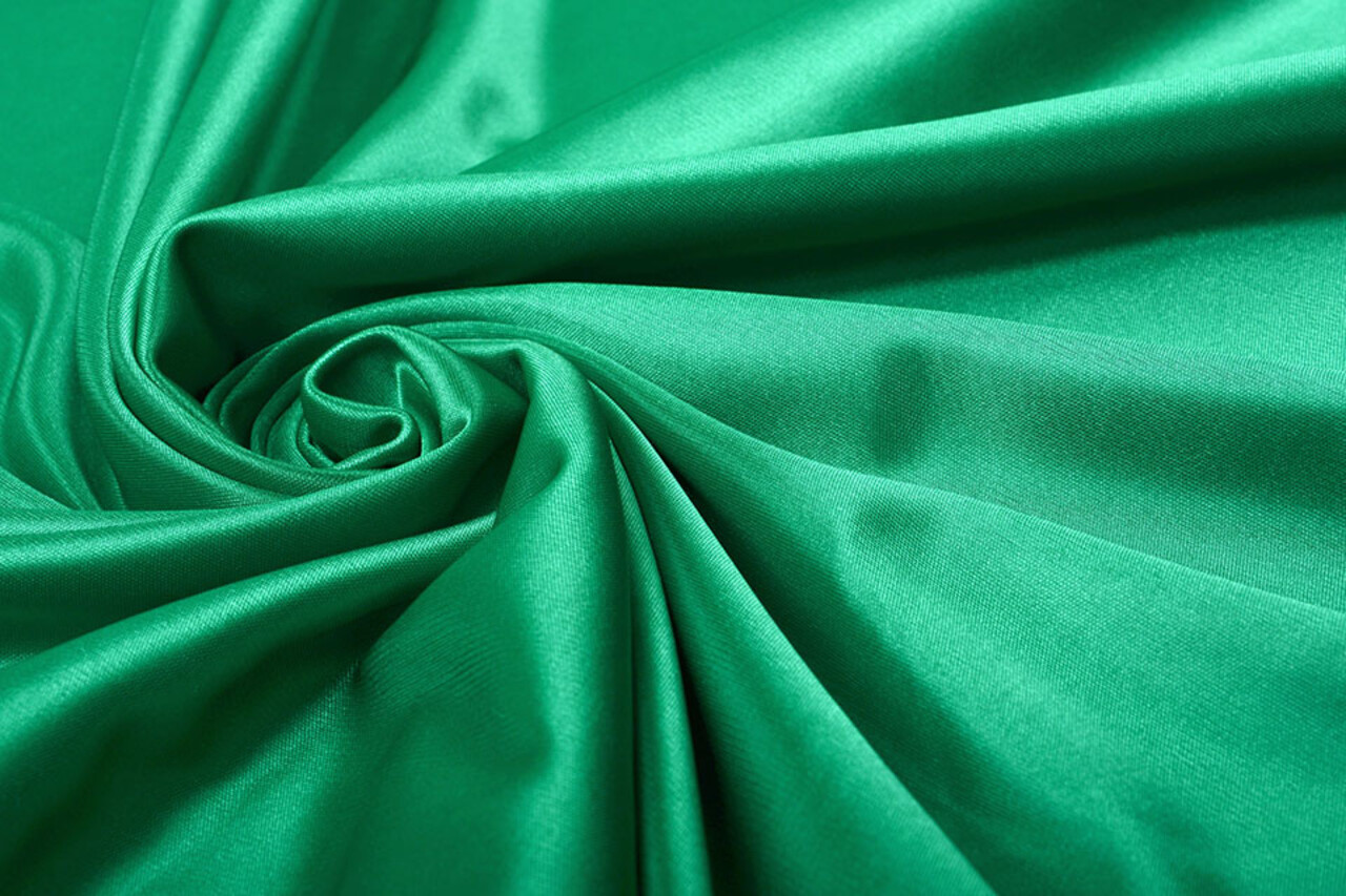 Charmeuse Voering Groen Charmeuse Voering Groen