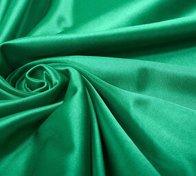 Charmeuse Voering Groen