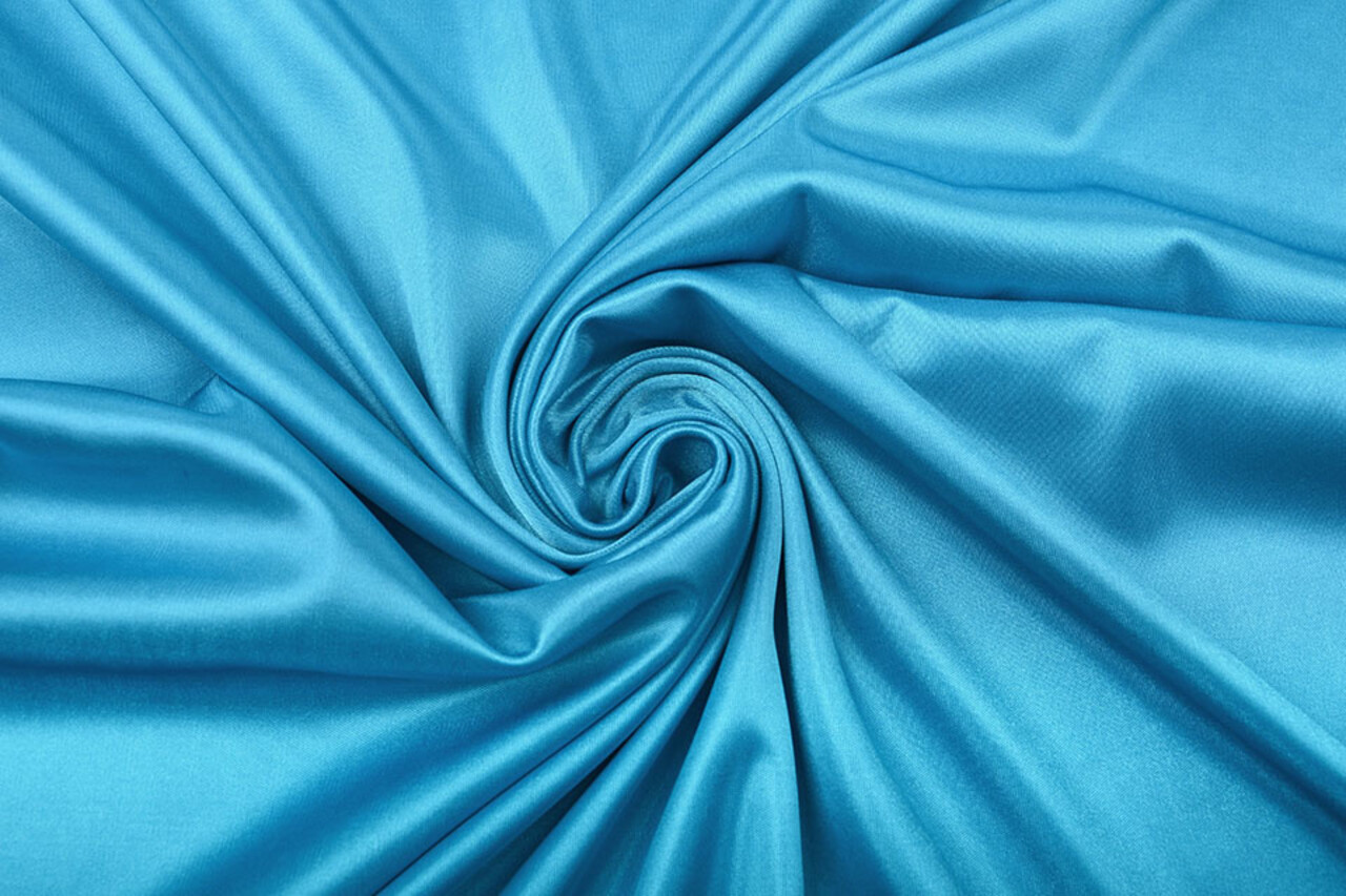 Charmeuse Voering Donker aqua Charmeuse Voering Donker aqua