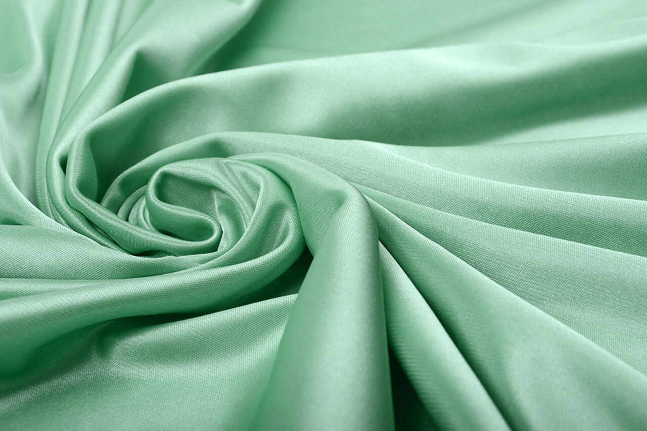 Charmeuse Futter Alt Grün