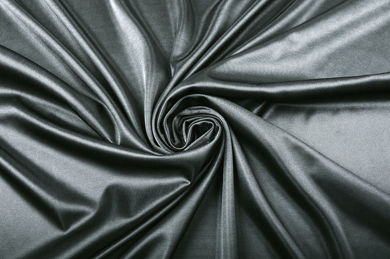 Charmeuse Fodera Grigio Scuro Charmeuse Fodera Grigio Scuro