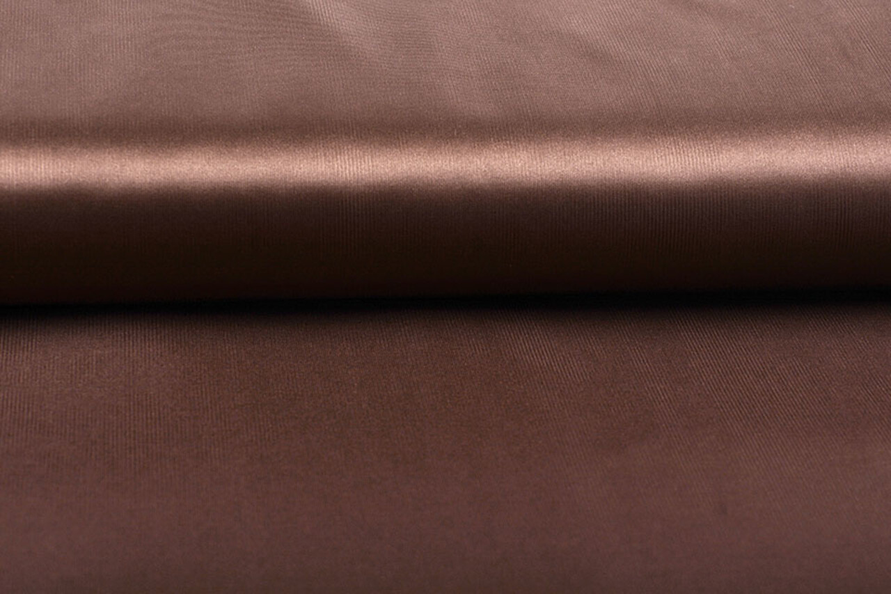 Charmeuse Voering Donker bruin
