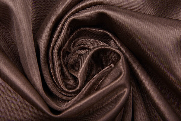 Charmeuse Voering Donker bruin