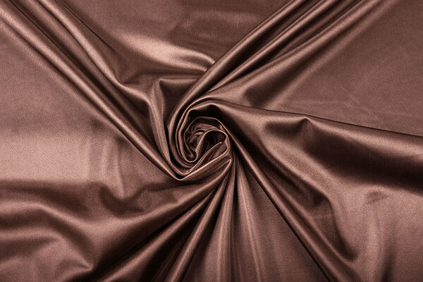 Charmeuse Voering Donker bruin