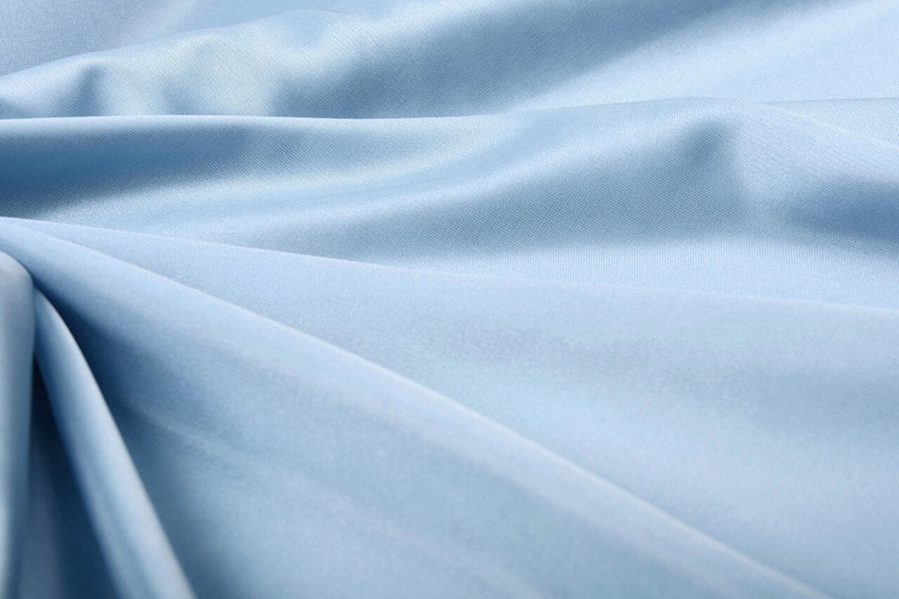 Charmeuse Voering Baby blauw Charmeuse Voering Baby blauw