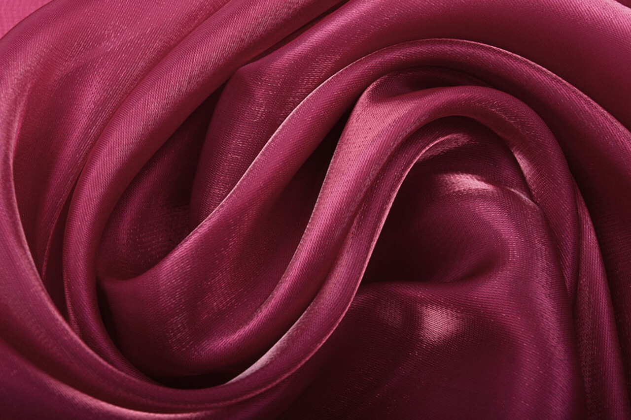 Korean Silk Wine red