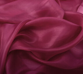 Korean Silk Wine red