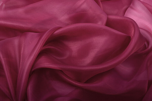 Korean Silk Wine red